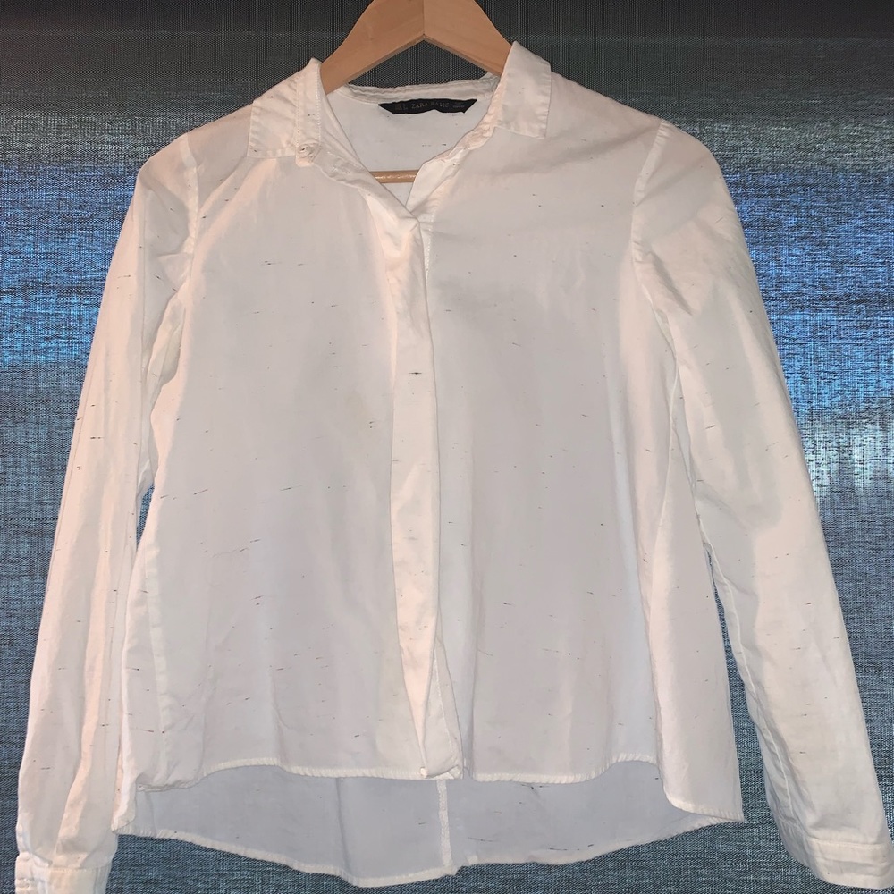 🔥DEAL🔥‘ZARA BASIC’ button down shirt - Picture 1 of 3